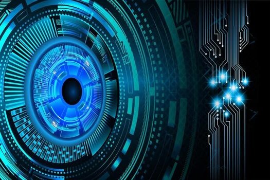 Data analytics dashboard on screens